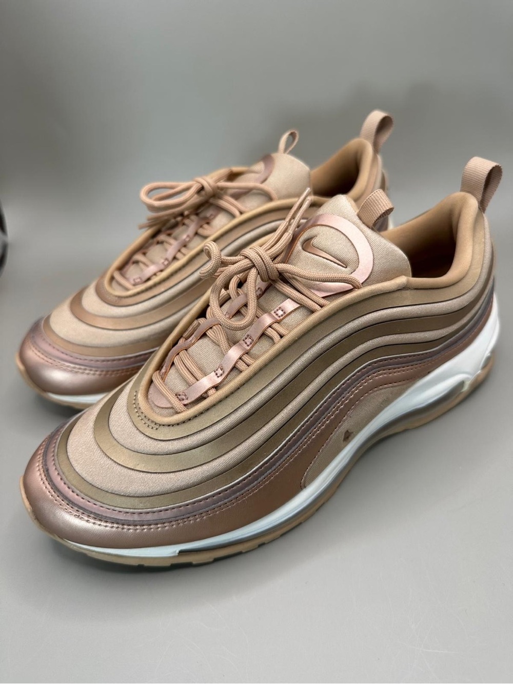 Nike Air Max 97 Ultra Metallic Red Bronze sneakers in Woman’s Size 8.